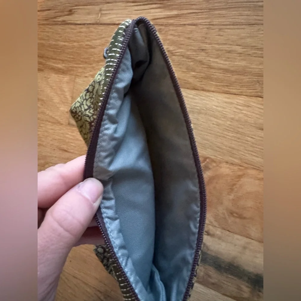 Maruca Green and Brown Women's Pouch